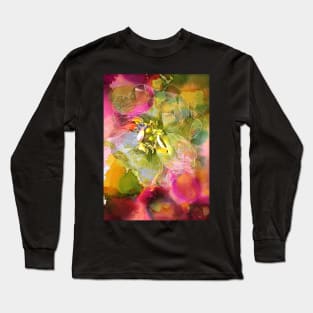 Pink Peony Flower Long Sleeve T-Shirt